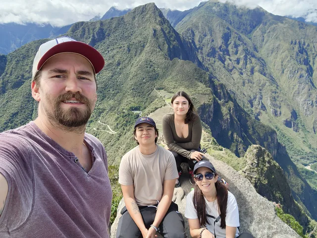 The four of us together in Peru