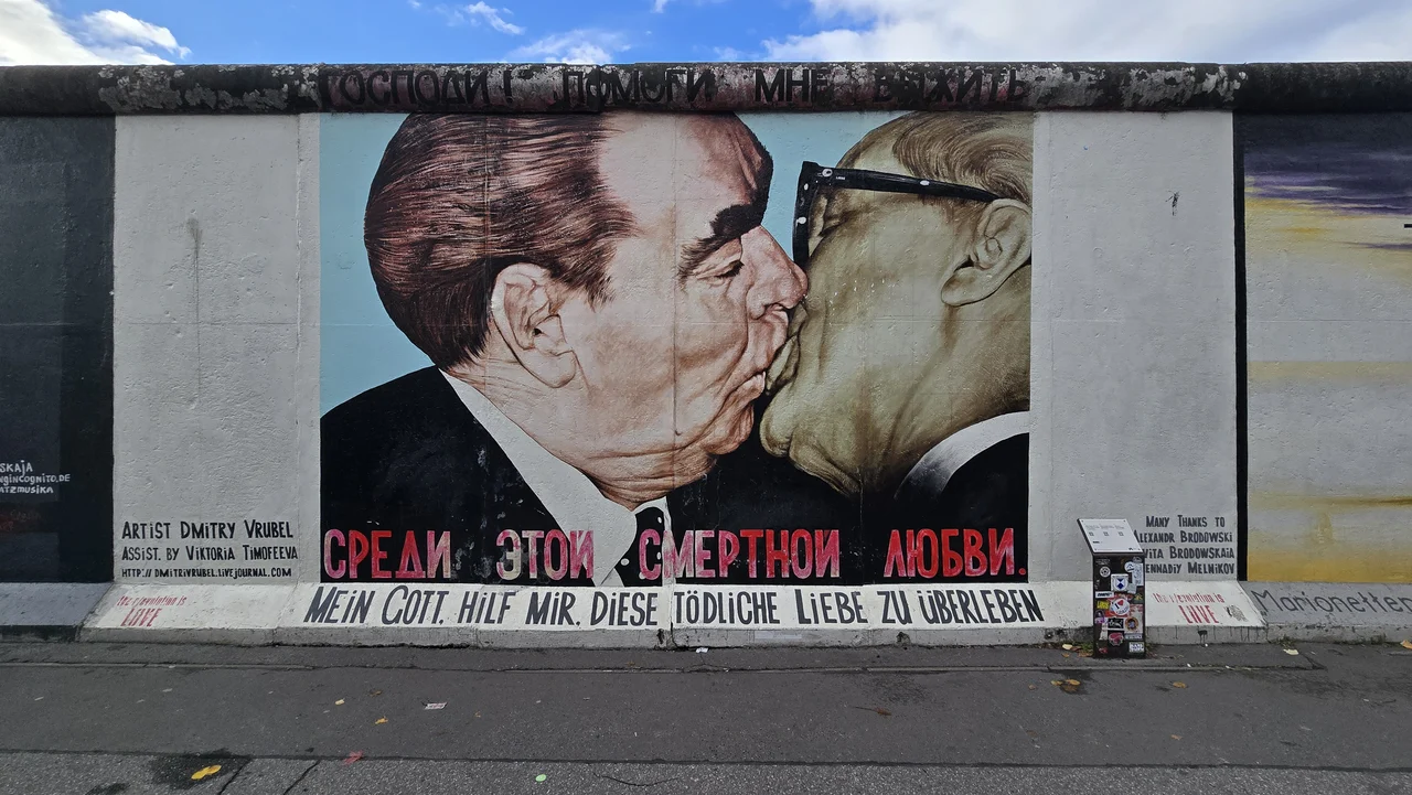 A Berlin Wall mural in Germany